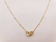 Load image into Gallery viewer, Stainless Steel 3 Ring Eternity Necklace, Infinity Three Circle