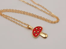 Load image into Gallery viewer, Mushroom Necklace for women Boho Jewelry Various Colors