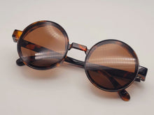 Load image into Gallery viewer, Steampunk Goggles Glasses Round Sunglasses Emo Retro Vintage Print