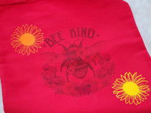 Load image into Gallery viewer, Bee Kind Tote Bag, Tote Bag for Women, Boho Be Kind, Bee Tote Bag