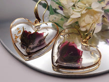Load image into Gallery viewer, Pressed Wild Flower Earrings | Multi Flower Earrings | Resin Jewelry