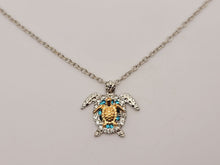 Load image into Gallery viewer, Trendy Turtle Necklace -Gold & Silver tone - Gift for her Cute Minimalist