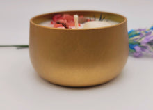 Load image into Gallery viewer, Manifestation Candle- Santal & Coconut With Crystals & Herbs (100% Soy Wax)