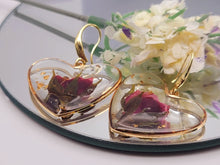 Load image into Gallery viewer, Pressed Wild Flower Earrings | Multi Flower Earrings | Resin Jewelry