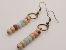 Load image into Gallery viewer, Handmade Amazonite Natural Drop Earrings , Stone Earrings