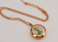 Load image into Gallery viewer, 100 % Natural Handmade Crystal Moldavite Necklace Stainless Steel Gold/ Silver
