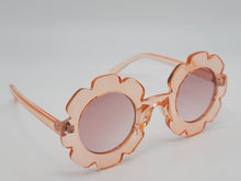 Load image into Gallery viewer, Flower Shaped Kids Sunglasses Retro Vintage Boho Translucent Sun Glasses