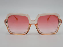 Load image into Gallery viewer, Fashion Big Square Women Luxury Sunglasses Vintage Punk Pink color