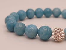 Load image into Gallery viewer, Blue Chalcedony Bracelet Powerful Bracelet 10 MM Healing Energy Crystal