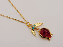 Load image into Gallery viewer, Gorgeous Rose Necklace, Flower Charm, Pendant with Crystal