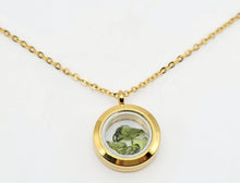 Load image into Gallery viewer, 100 % Natural Handmade Crystal Moldavite Necklace Stainless Steel Gold/ Silver