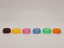 Load image into Gallery viewer, New Fashion Colorful Luminous Resin Ring Women Men Fluorescent Glowing Rings