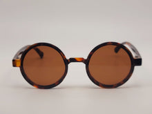 Load image into Gallery viewer, Steampunk Goggles Glasses Round Sunglasses Emo Retro Vintage Print