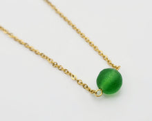 Load image into Gallery viewer, 100 % Natural Handmade Crystal Moldavite Necklace Gold Wire Wrapped Healing Crystal Necklace