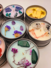 Load image into Gallery viewer, Manifestation Candles For Love, Abundance, Clarity, Spiritual Cleanse, Healing, reiki energy, herbs, and organic soy Wax