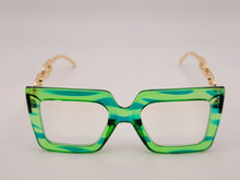 Load image into Gallery viewer, Gorgeous Bridesmaid gift Big Rectangle Unisex Luxury Sunglasses Vintage Punk