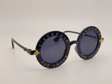 Load image into Gallery viewer, L’Aveugle Par Amour Round Bee Vintage Sunglasses | Trendy Sunglasses