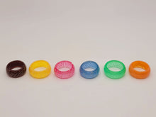 Load image into Gallery viewer, New Fashion Colorful Luminous Resin Ring Women Men Fluorescent Glowing Rings