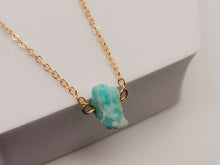 Load image into Gallery viewer, Raw Crystal Necklace, Carnelian Rough Stone Necklace, Amethyst Necklace,