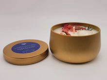 Load image into Gallery viewer, Manifestation Candle- Santal & Coconut With Crystals & Herbs (100% Soy Wax)