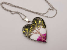 Load image into Gallery viewer, Tree Of Life necklace / Tree necklace / Pyrite & Rose Topaz / Trending necklace