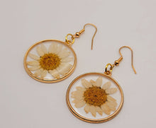 Load image into Gallery viewer, Pressed Wild Flower Earrings | Multi Flower Earrings | Resin Jewelry