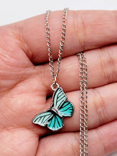 Load image into Gallery viewer, Trendy Butterfly Necklace - Trendy Butterfly necklace Silver tone