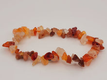 Load image into Gallery viewer, One Carnelian Stone Chip Bracelet, Carnelian Jewelry, Carnelian Bracelet