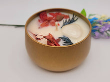 Load image into Gallery viewer, Manifestation Candle- Santal & Coconut With Crystals & Herbs (100% Soy Wax)