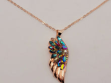 Load image into Gallery viewer, Rose Gold Wing Pendant necklace Trending Necklace , Gold plated charm
