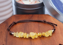 Load image into Gallery viewer, Citrine Bracelet, Robe Adjustable Handmade Semi Precious Gemstone