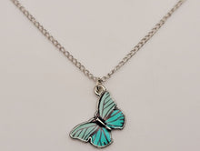 Load image into Gallery viewer, Trendy Butterfly Necklace - Trendy Butterfly necklace Silver tone