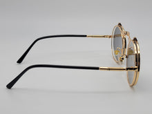 Load image into Gallery viewer, Steampunk Goggles Glasses Round Sunglasses Emo Retro Vintage Flip Up