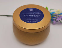 Load image into Gallery viewer, Manifestation Candle- Santal & Coconut With Crystals & Herbs (100% Soy Wax)