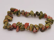 Load image into Gallery viewer, Unakite Natural Healing Bracelet Chip Bracelet Handmade Powerful Bracelet