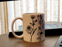 Load image into Gallery viewer, Positive Mind 0 Vibes Life Floral Mug Personalized Gifts For Her Bridesmaid Gifts