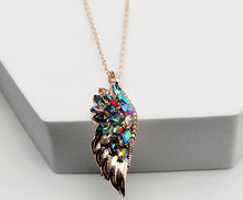Load image into Gallery viewer, Rose Gold Wing Pendant necklace Trending Necklace , Gold plated charm