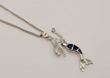 Load image into Gallery viewer, Mermaid Necklace - Mermaid Gifts - Mermaid Pendant - Mermaid Charm Necklace