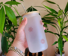 Load image into Gallery viewer, Have Courage & Be Kind Butterfly Beer Can Glass | Boho Butterfly Coffee Glass 16 oz