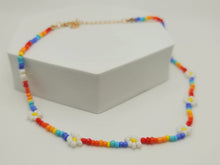 Load image into Gallery viewer, Daisy Flower Necklace, Choker Necklace, Gift for Her, Daisy Choker