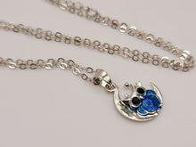 Load image into Gallery viewer, Cute Owl Silver Tone Necklace, Dainty Necklace, Bridesmaid Gift