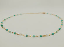 Load image into Gallery viewer, Dainty Crystal Choker Necklace Gold tone Gorgeous Choker Irregular Crystals