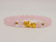 Load image into Gallery viewer, Rose Quartz Bracelet Feng Shui Bracelet 8 MM Self Love & Romance