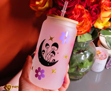 Load image into Gallery viewer, Mushroom Beer Can Glass | Boho Mushroom Coffee Glass Customized 16 Oz