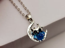 Load image into Gallery viewer, Cute Owl Silver Tone Necklace, Dainty Necklace, Bridesmaid Gift