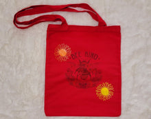 Load image into Gallery viewer, Bee Kind Tote Bag, Tote Bag for Women, Boho Be Kind, Bee Tote Bag