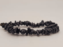 Load image into Gallery viewer, Black Obsidian Healing Bracelet Chip Bracelet Handmade