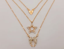 Load image into Gallery viewer, Delicate layered necklace set • Set of 3 necklaces • Disc necklace • Custom Gift