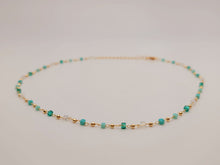 Load image into Gallery viewer, Dainty Crystal Choker Necklace Gold tone Gorgeous Choker Irregular Crystals