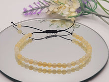 Load image into Gallery viewer, Natural Citrine Bracelet, Handmade Semi Precious Gemstone 4mm